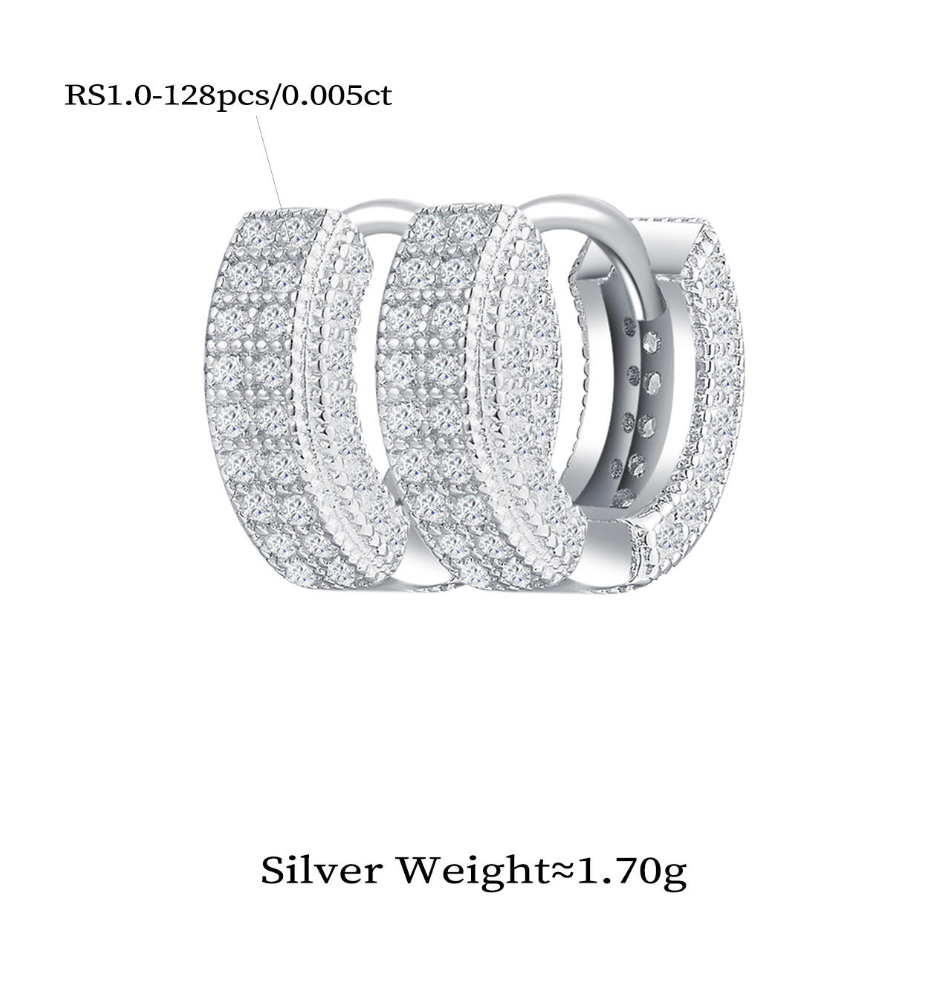 Luxury Lab-Grown Diamond Jewellery – Round Cut GEM Fine Earring